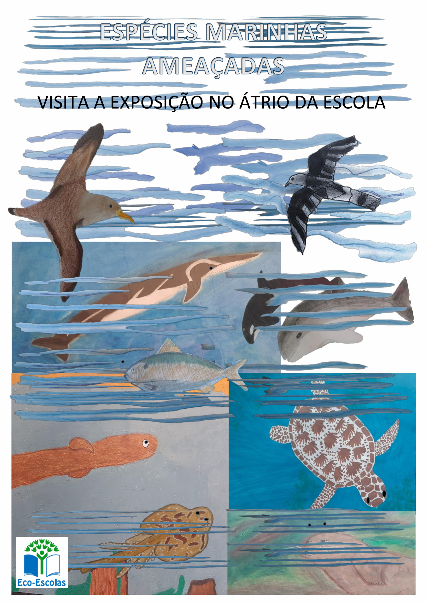 Cartaz Exposição Espécies Marinhas Ameaçadas