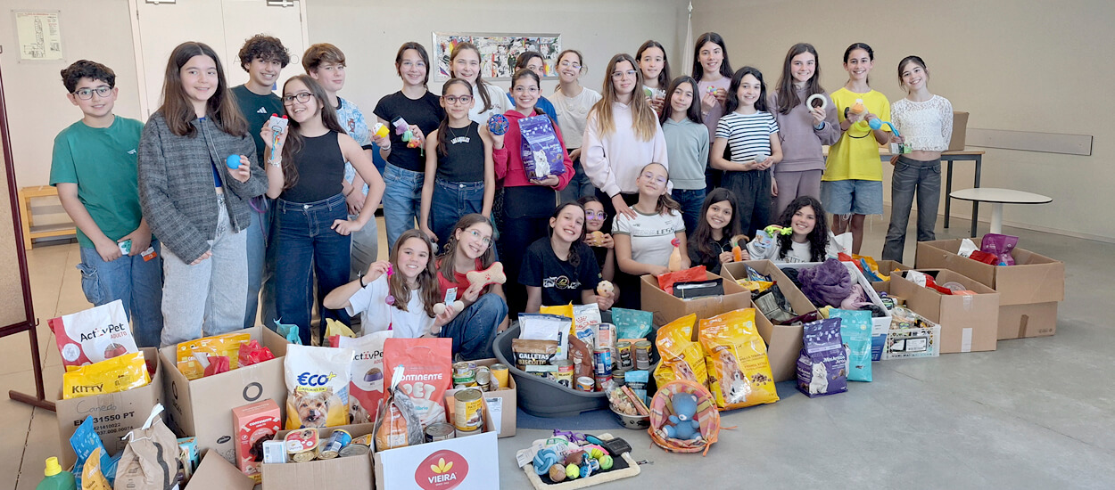 Solidariedade de “Patas”: 6.º B Angaria Donativos para a Aanifeira